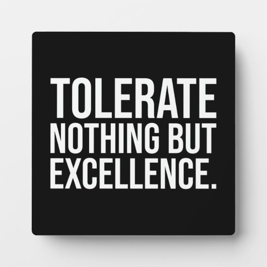 Plaque de motivation de la réussite et de la gym (Devant)