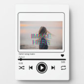 Plaque de musique personnalisée (Devant)