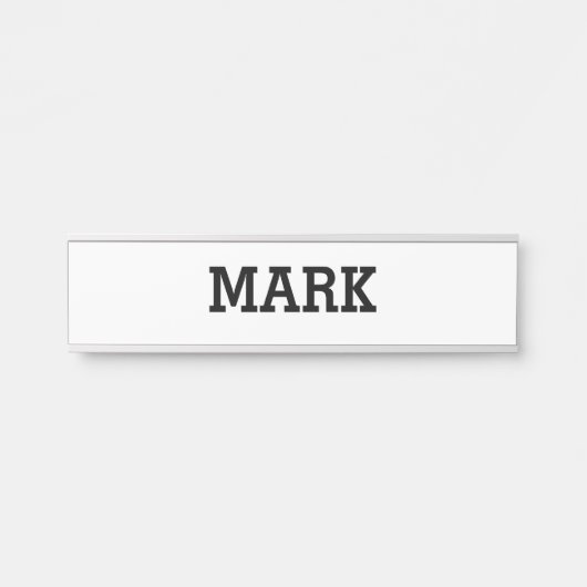 Plaque de nom (Devant)