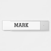 Plaque de nom (Devant)