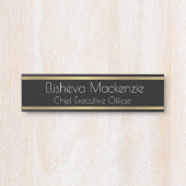 Plaque de nom (Devant)