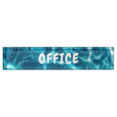 Plaque de nom acrylique de l'Arrière - plan d'eau  (Devant)