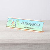 Plaque de nom Bluebirds (Devant)