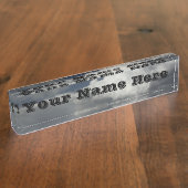 Plaque de nom Ciel Nuageux (Taille)