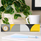 Plaque de nom de bureau abstrait