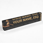 Plaque de nom de bureau cadeau pour avocats