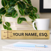 Plaque de nom de bureau cadeau pour avocats