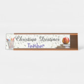 Plaque de nom de bureau personnalisable (Devant)
