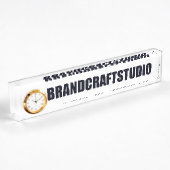 Plaque de nom de bureau personnalisable
