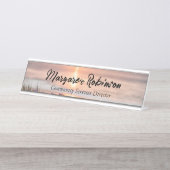 PLAQUE DE NOM DE BUREAU PERSONNALISÉE (Devant)