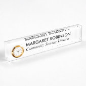 PLAQUE DE NOM DE BUREAU PERSONNALISÉE