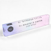 Plaque de nom de bureau personnalisée