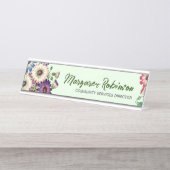 PLAQUE DE NOM DE BUREAU PERSONNALISÉE (Devant)