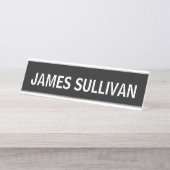 PLAQUE DE NOM DE BUREAU SUR MESURE (Devant)