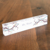 Plaque de nom de design incroyable (Taille)