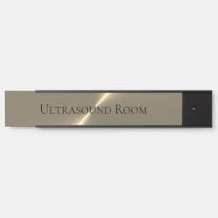 Plaque de nom de la pièce Ultrasound