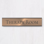 Plaque de nom de la salle de thérapie (Devant)