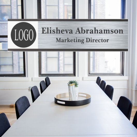 Plaque de nom de l'utilisateur Office professionne