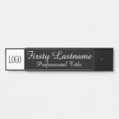 Plaque de nom de porte de bureau professionnel élé (Devant)