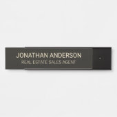 Plaque de nom de porte de bureau professionnel mod (Devant)