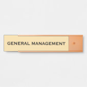 Plaque de nom de porte de bureau professionnel mod (Devant)