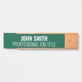 Plaque de nom de porte de bureau professionnel mod (Devant)