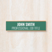 Plaque de nom de porte de bureau professionnel mod (Devant)