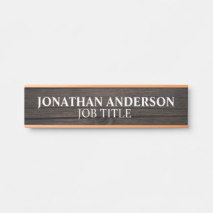 Plaque de nom de porte de bureau professionnel mod