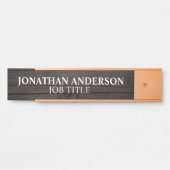 Plaque de nom de porte de bureau professionnel mod (Devant)