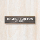 Plaque de nom de porte de bureau professionnel mod (Devant)