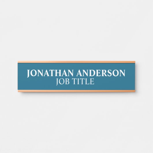 Plaque de nom de porte de bureau professionnel mod (Devant)