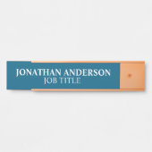 Plaque de nom de porte de bureau professionnel mod (Devant)