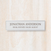 Plaque de nom de porte de bureau professionnel mod (Devant)