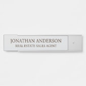 Plaque de nom de porte de bureau professionnel mod (Devant)