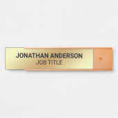 Plaque de nom de porte de bureau professionnel mod (Devant)