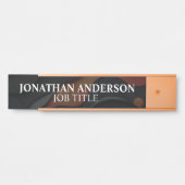 Plaque de nom de porte de bureau professionnel mod (Devant)