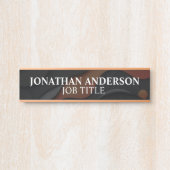 Plaque de nom de porte de bureau professionnel mod (Devant)