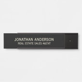 Plaque de nom de porte de bureau professionnel mod (Devant)