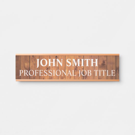 Plaque de nom de porte de bureau professionnel mod (Devant)