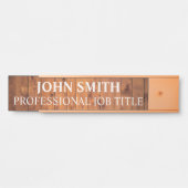Plaque de nom de porte de bureau professionnel mod (Devant)