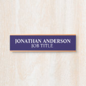 Plaque de nom de porte de bureau professionnel mod (Devant)