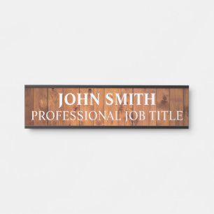 Plaque de nom de porte de bureau professionnel mod