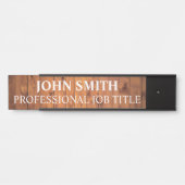 Plaque de nom de porte de bureau professionnel mod (Devant)