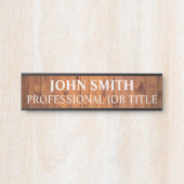 Plaque de nom de porte de bureau professionnel mod (Devant)