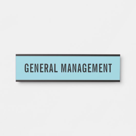 Plaque de nom de porte de bureau professionnel mod (Devant)