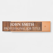 Plaque de nom de porte de bureau professionnel mod (Devant)