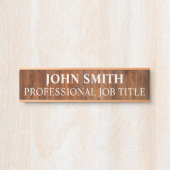 Plaque de nom de porte de bureau professionnel mod (Devant)