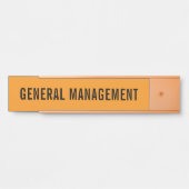 Plaque de nom de porte de bureau professionnel mod (Devant)