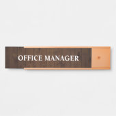 Plaque de nom de porte de bureau professionnel mod (Devant)