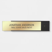 Plaque de nom de porte de bureau professionnel mod (Devant)
